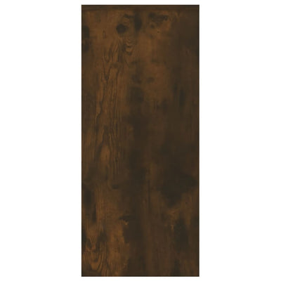 Sideboard Smoked Oak 102x33x75 cm Chipboard