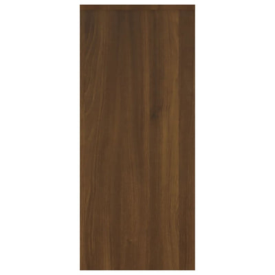 Sideboard Brown Oak 102x33x75 cm Chipboard