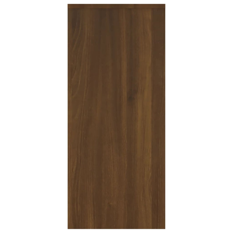 Sideboard Brown Oak 102x33x75 cm Chipboard