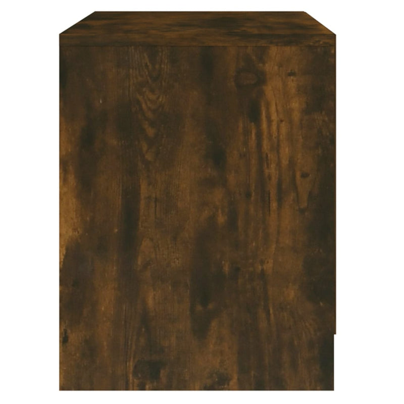 Bedside Cabinets 2 pcs Smoked Oak 45x34.5x44.5 cm Chipboard