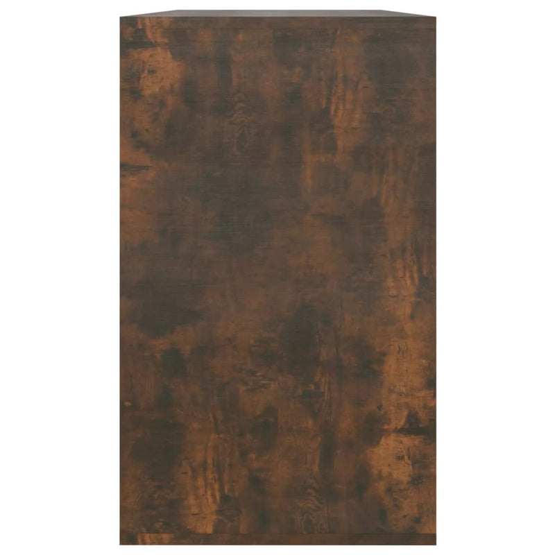 Sideboard Smoked Oak 120x41x75 cm Chipboard