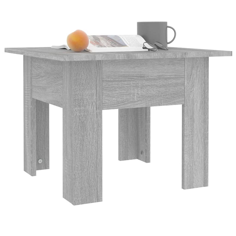 Coffee Table Grey Sonoma 55x55x42 cm Engineered Wood