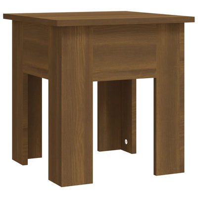 Coffee Table Brown Oak 40x40x42 cm Engineered Wood