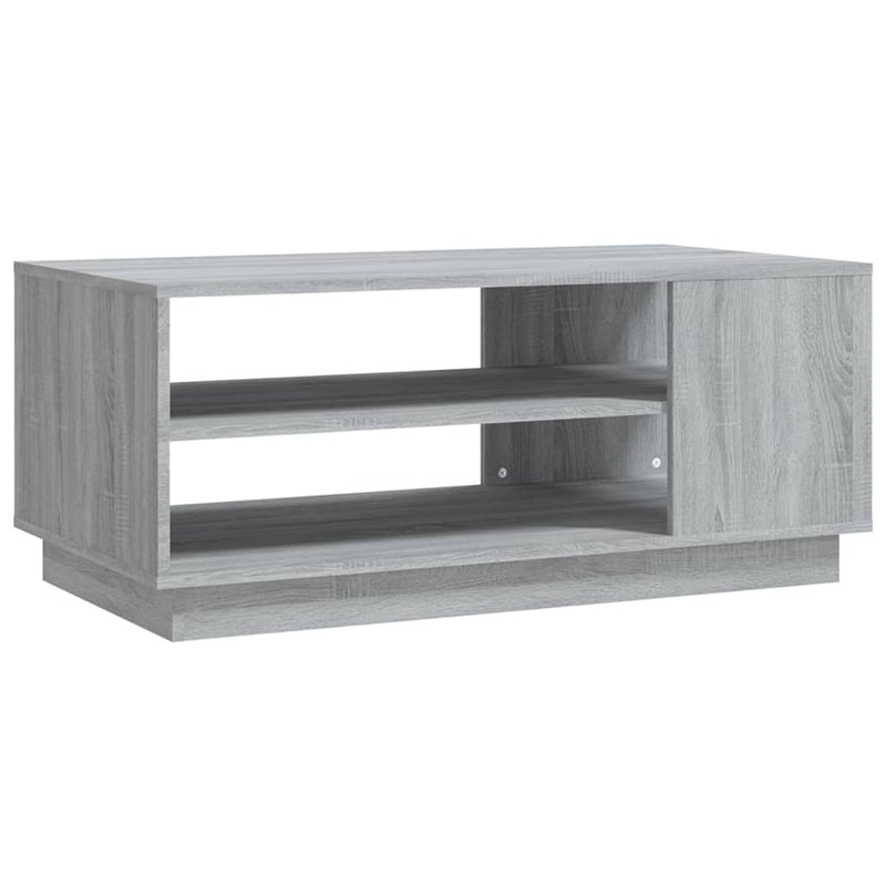 Coffee Table Grey Sonoma 102x55x43 cm Engineered Wood