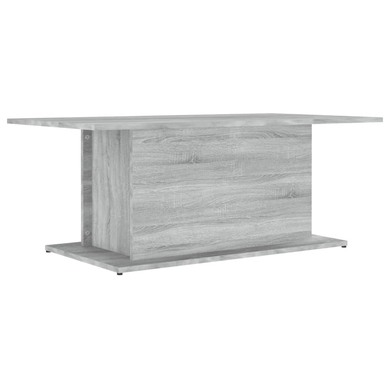 Coffee Table Grey Sonoma 102x55.5x40 cm Engineered Wood