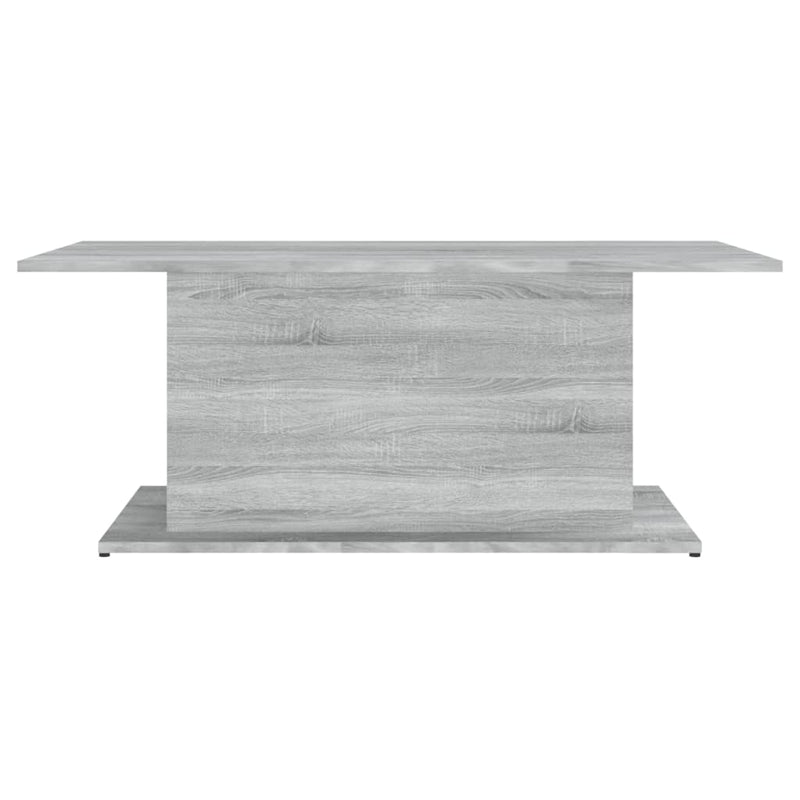 Coffee Table Grey Sonoma 102x55.5x40 cm Engineered Wood