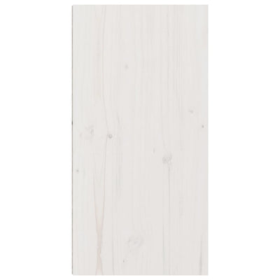 Wall Cabinet White 30x30x60 cm Solid Wood Pine