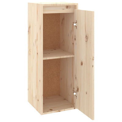Wall Cabinet 30x30x80 cm Solid Wood Pine