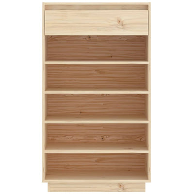 Shoe Cabinet 60x34x105 cm Solid Wood Pine