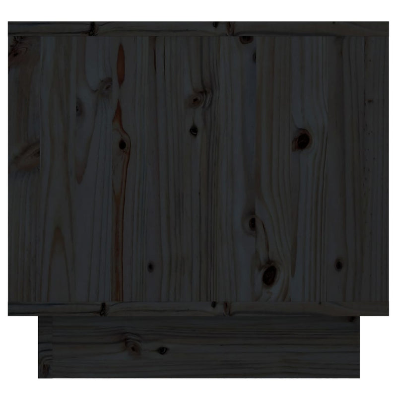 Bedside Cabinets 2 pcs Black 35x34x32 cm Solid Wood Pine