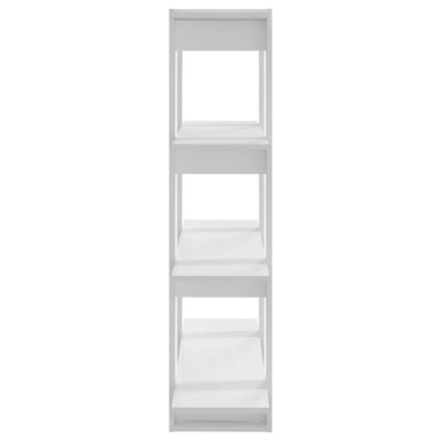 Book Cabinet/Room Divider White 100x30x123.5 cm