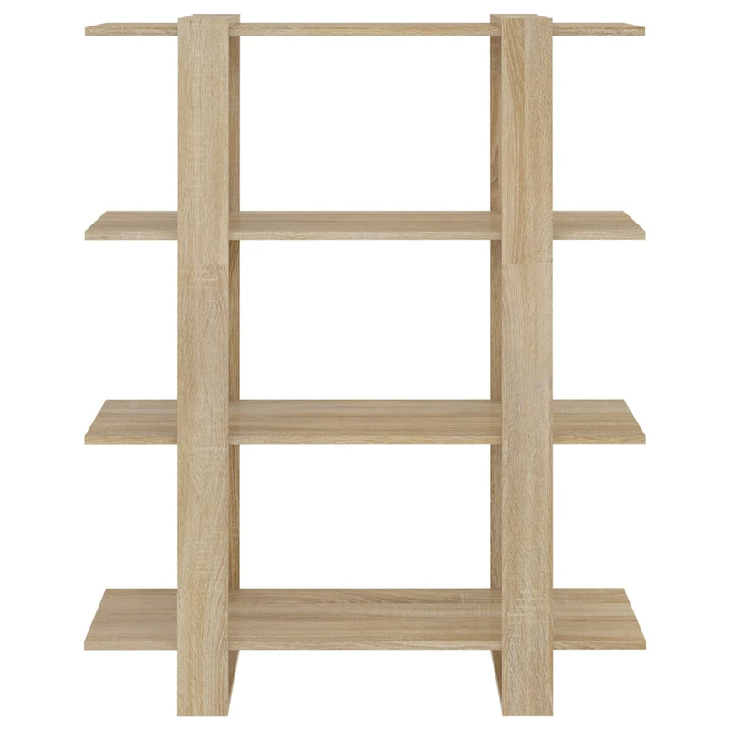 Book Cabinet/Room Divider Sonoma Oak 100x30x123.5 cm