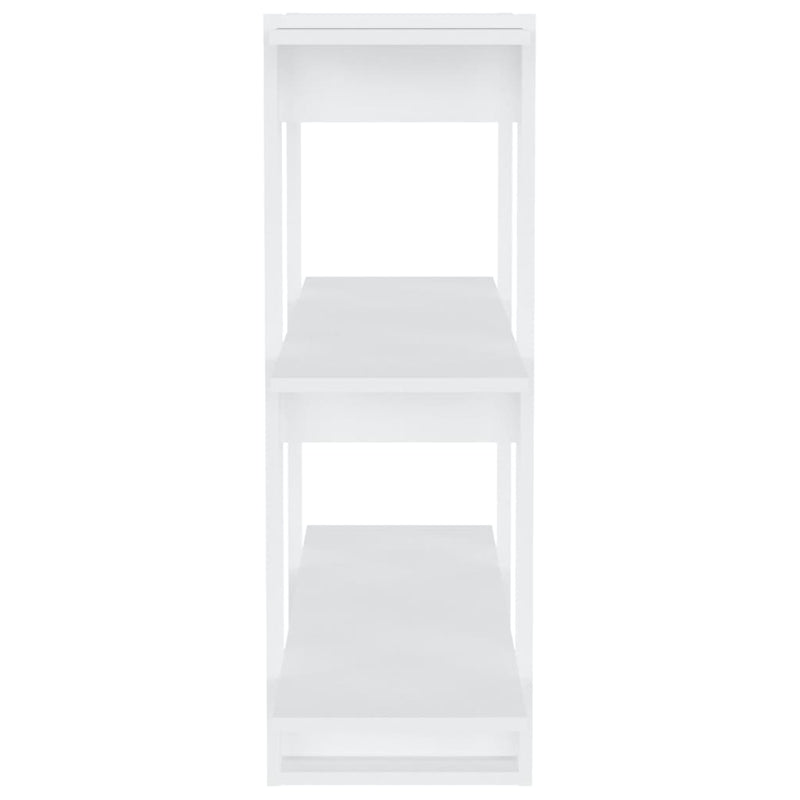 Book Cabinet/Room Divider White 80x30x87 cm
