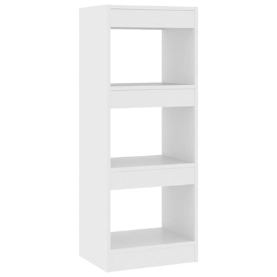 Book Cabinet/Room Divider White 40x30x103 cm Engineered Wood