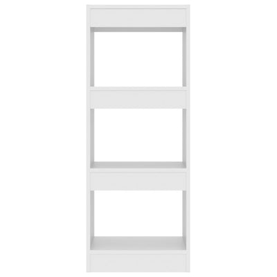 Book Cabinet/Room Divider White 40x30x103 cm Engineered Wood