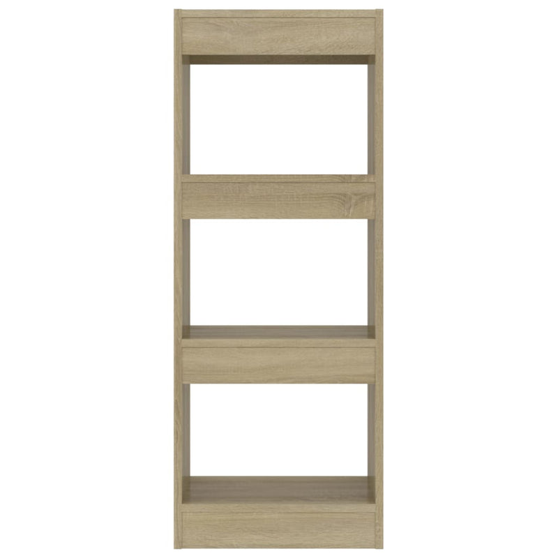 Book Cabinet/Room Divider Sonoma Oak 40x30x103 cm Engineered Wood