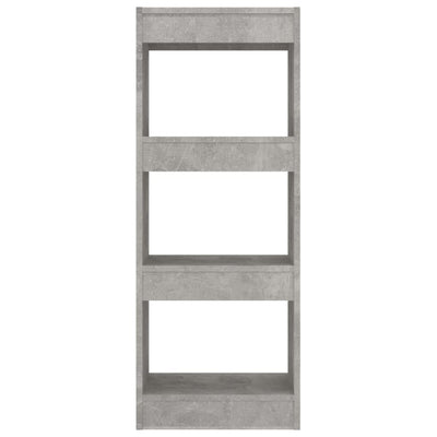 Book Cabinet/Room Divider Concrete Grey 40x30x103 cm Engineered Wood
