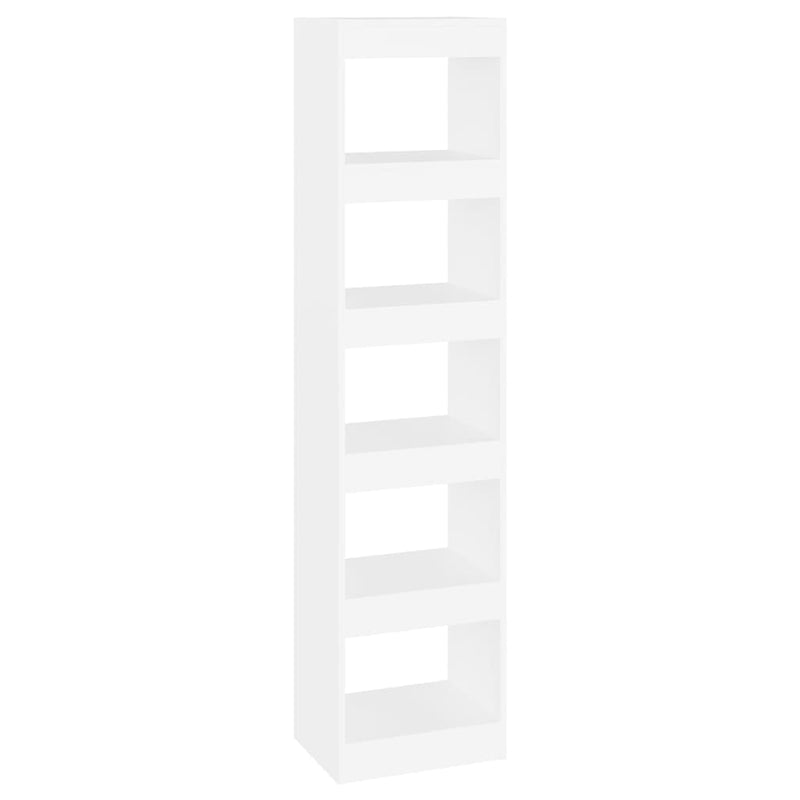 Book Cabinet/Room Divider White 40x30x166 cm