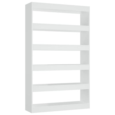 Book Cabinet/Room Divider White 100x30x166 cm