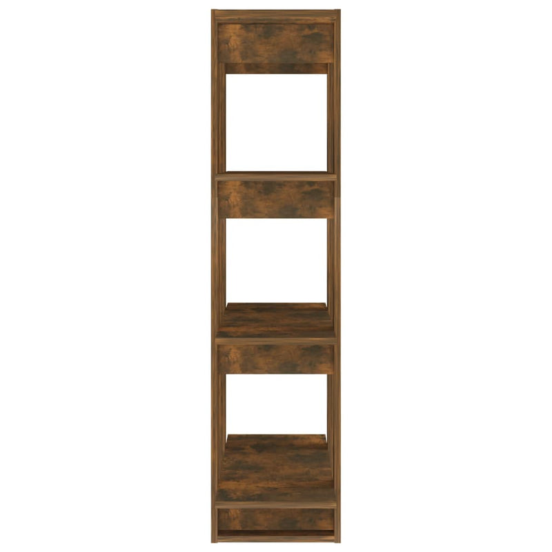 Book Cabinet/Room Divider Smoked Oak 80x30x123.5 cm