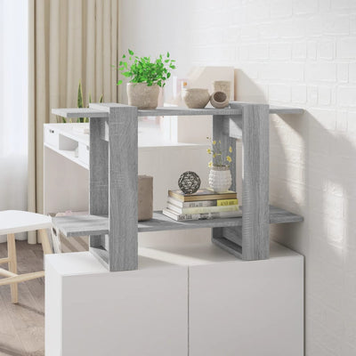 Book Cabinet/Room Divider Grey Sonoma 80x30x51 cm