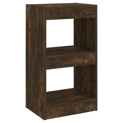 Book Cabinet/Room Divider Smoked Oak 40x30x72 cm