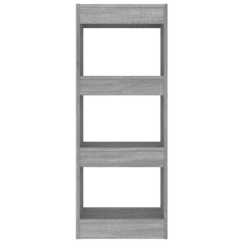 Book Cabinet/Room Divider Grey Sonoma 40x30x103 cm Engineered Wood