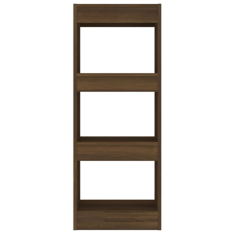 Book Cabinet/Room Divider Brown Oak 40x30x103 cm Engineered Wood