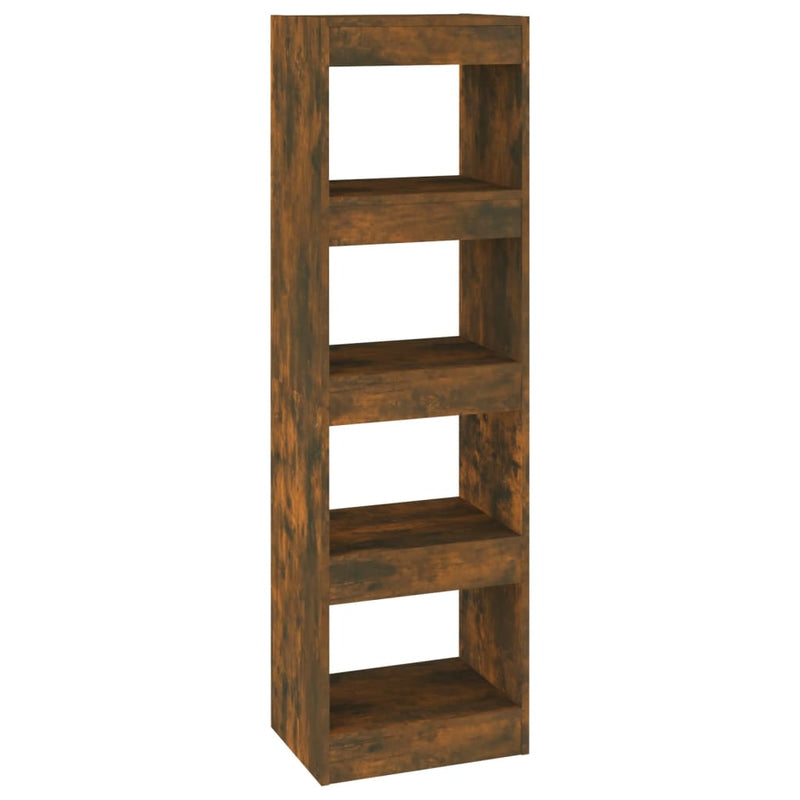 Book Cabinet/Room Divider Smoked Oak 40x30x135 cm