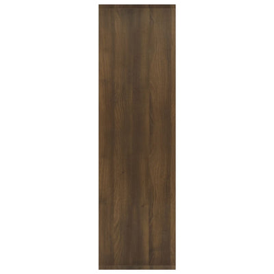 Book Cabinet/Room Divider Brown Oak 60x30x103 cm Engineered Wood