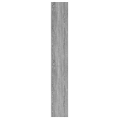 Book Cabinet/Room Divider Grey Sonoma 80x30x198 cm Engineered Wood
