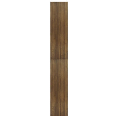 Book Cabinet/Room Divider Brown Oak 100x30x198 cm Engineered wood