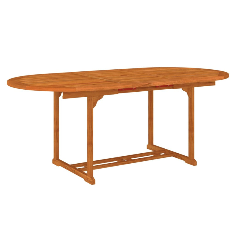 Garden Table 200x100x75 cm Solid Wood Eucalyptus