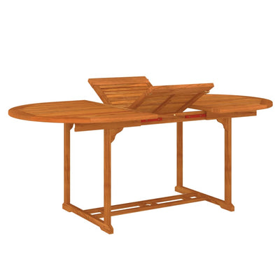 Garden Table 200x100x75 cm Solid Wood Eucalyptus