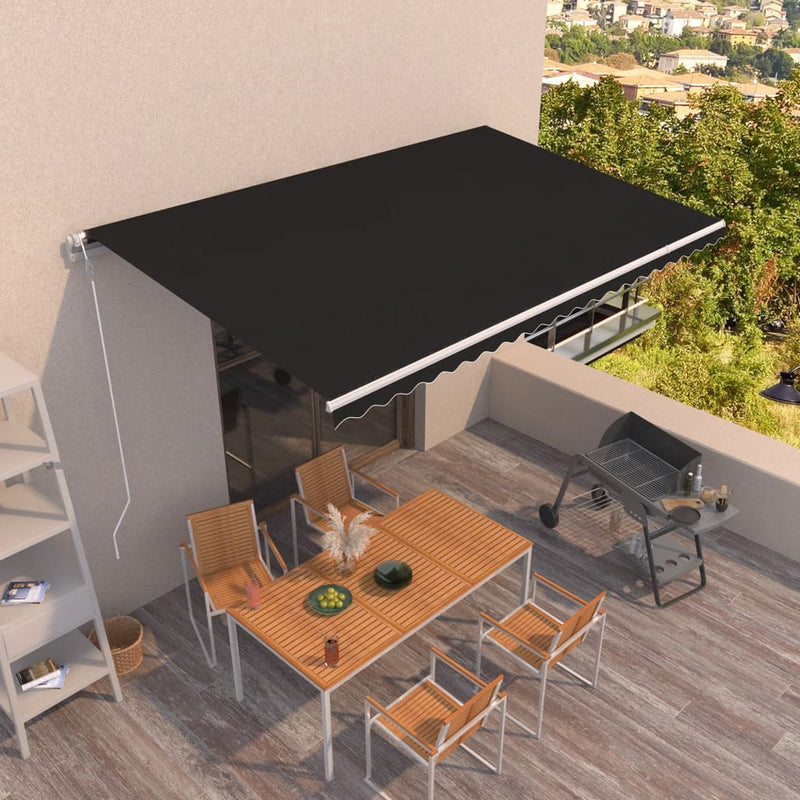 Automatic Retractable Awning 500x300 cm Anthracite