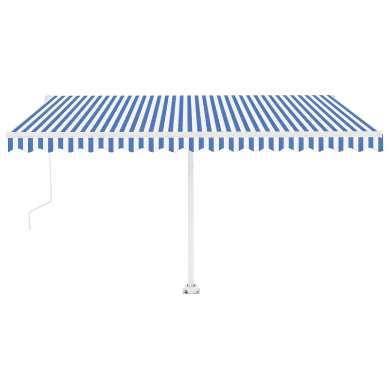 Freestanding Automatic Awning 400x300cm Blue/White