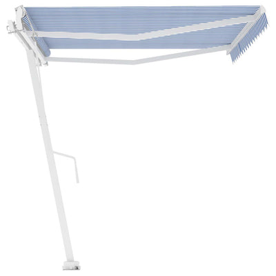 Freestanding Automatic Awning 400x300cm Blue/White