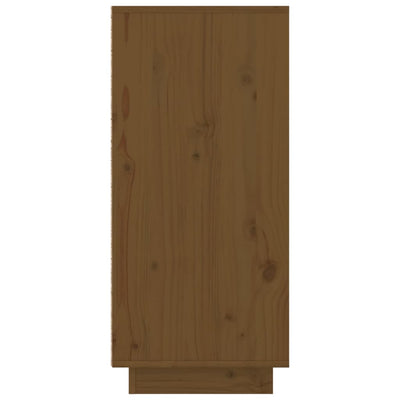 Sideboard Honey Brown 110x34x75 cm Solid Wood Pine