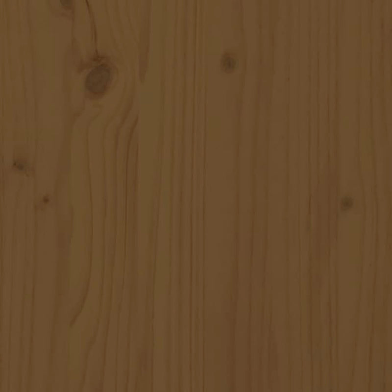 TV Cabinet Honey Brown 110x34x40 cm Solid Wood Pine