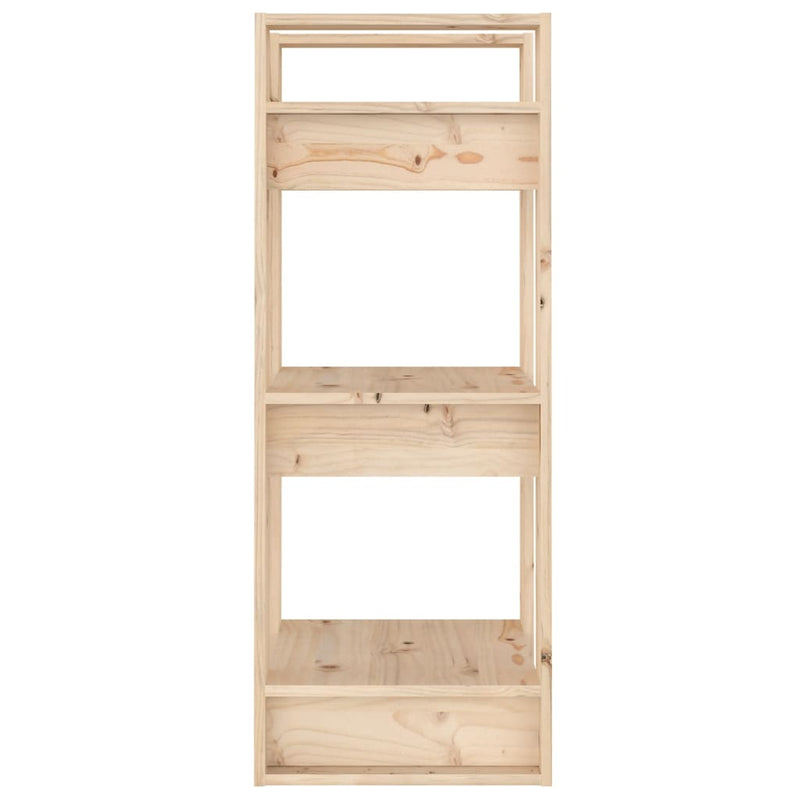 Book Cabinet/Room Divider 41x35x91 cm Solid Wood Pine