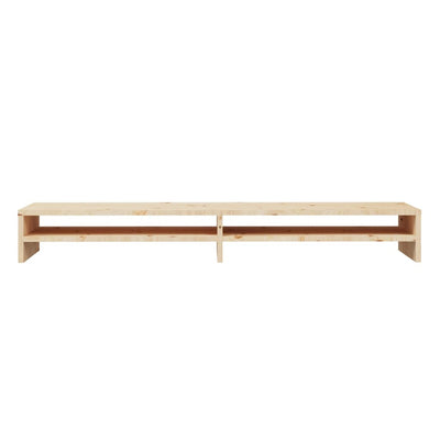 Monitor Stand 100x24x13 cm Solid Wood Pine