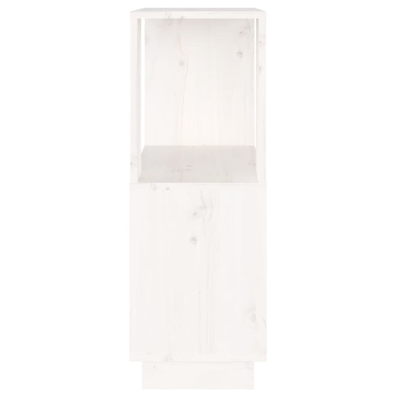 Book Cabinet/Room Divider White 51x25x70 cm Solid Wood Pine