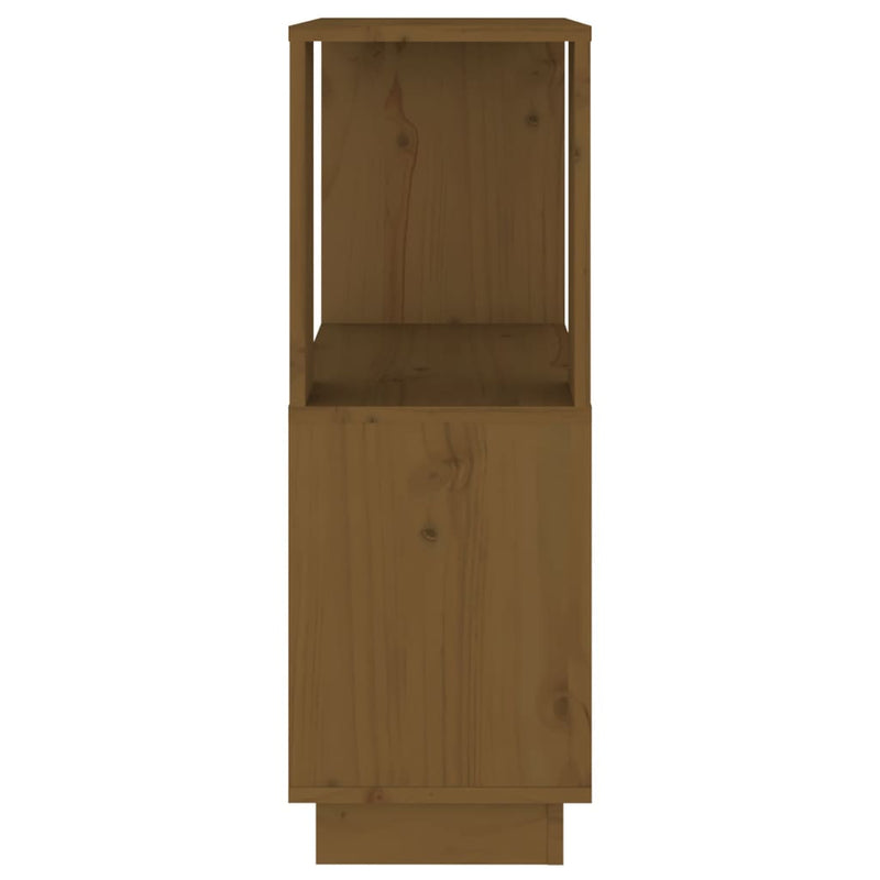 Book Cabinet/Room Divider Honey Brown 51x25x70 cm Solid Wood Pine