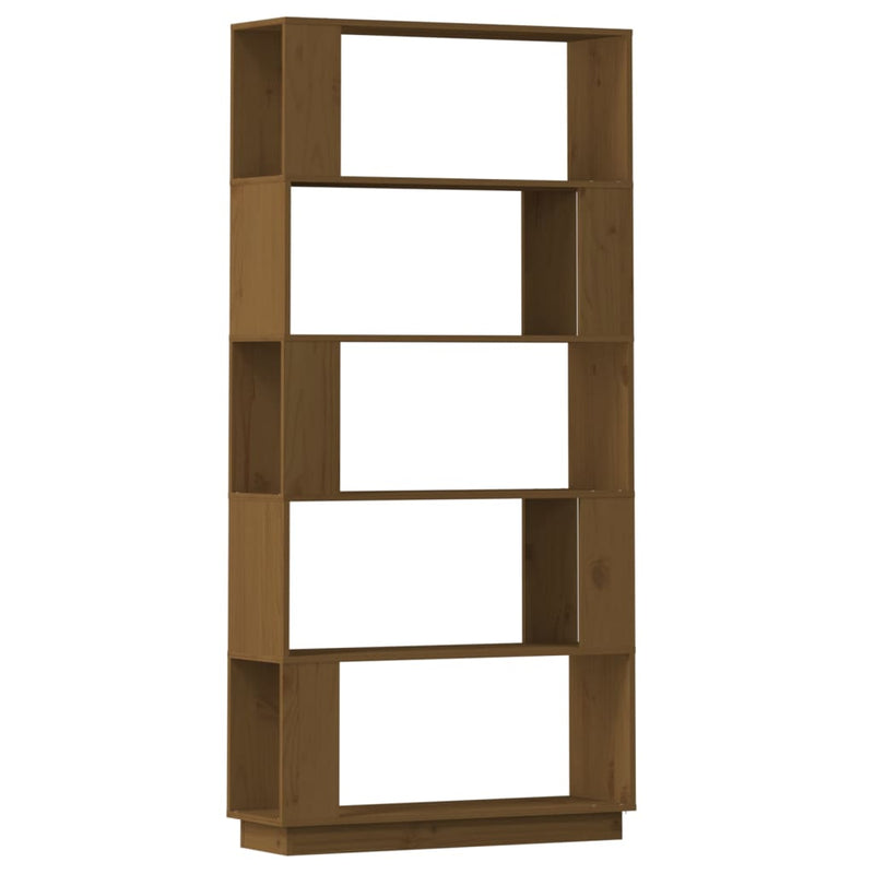 Book Cabinet/Room Divider Honey Brown 80x25x163.5 cm Solid Wood