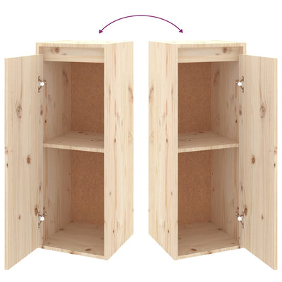 TV Cabinets 4 pcs Solid Wood Pine