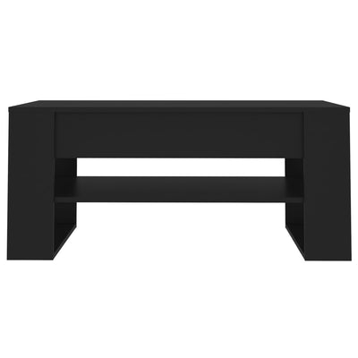 Coffee Table Black 102x55x45 cm Engineered Wood
