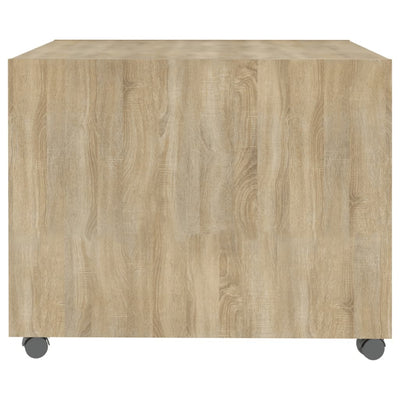 Coffee Table Sonoma Oak 55x55x40 cm Engineered Wood