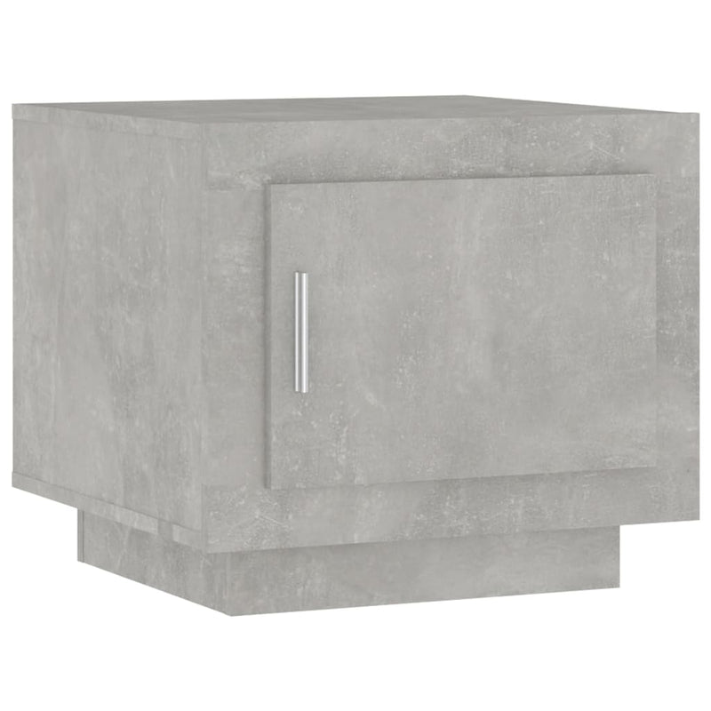 Coffee Table Concrete Grey 51x50x45 cm Engineered Wood