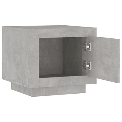 Coffee Table Concrete Grey 51x50x45 cm Engineered Wood