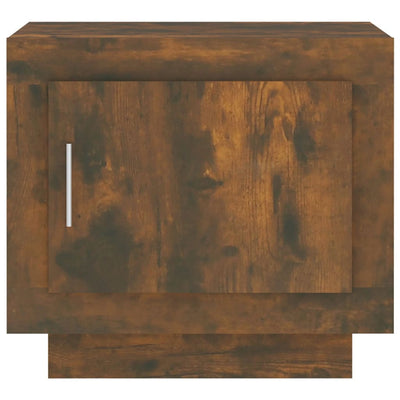 Coffee Table Smoked Oak 51x50x45 cm Engineered Wood
